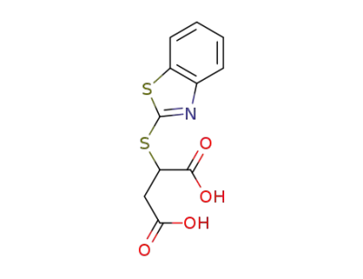 2-(1,3-benzothiazol-2-thio)succinic acid