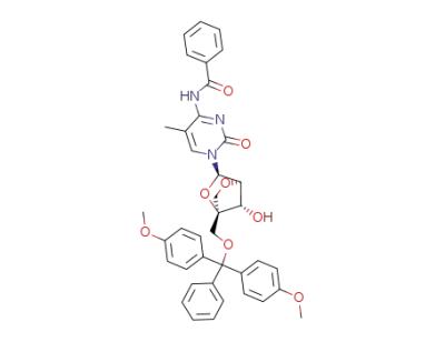 N-[1-[(1R,4R,6R,7S)-4-[[bis(4-methoxyphenyl)phenylmethoxy]methyl]-7-hydroxy-2,5-dioxabicyclo[2.2.1]heptan-6-yl]-5-methyl-2-oxopyrimidin-4-yl]benzamide