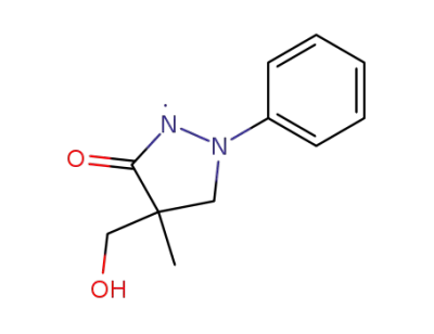 4-Methyl-4-(hydroxymethyl)-1-phenyl-3-pyrazolidone radical