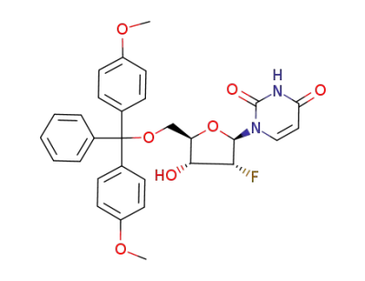 2'-deoxy-2'-fluoro-5'-O-(4,4'-dimethoxytrityl)uridine