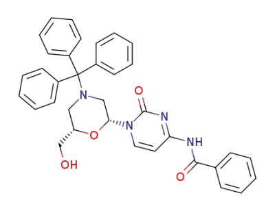 N-{1-[(2R,6)-6-(hydroxymethyl)-4-tritylmorpholin-2-yl]-2-oxo-1,2-dihydropyrimidin-4-yl}benzamide