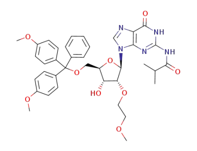 5'-O-(4,4'-dimethoxytriphenylmethyl)-2'-O-(2-methoxyethyl)-N<sup>2</sup>-isobutyrylguanosine