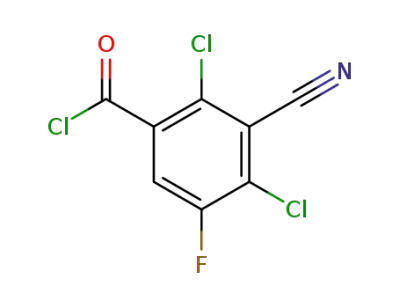2,4-dichloro-3-cyano-5-fluoro-benzoyl chloride