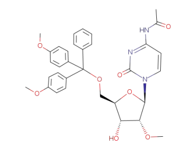N-(1-((2R,3R,4R,5R)-5-((bis(4-Methoxyphenyl)(phenyl)methoxy)methyl)-4-hydroxy-3-methoxytetrahydrofuran-2-yl)-2-oxo-1,2-dihydropyrimidin-4-yl)acetamide