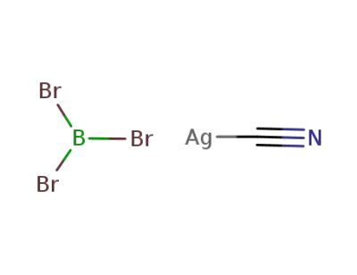 silver (I) cyanide * boron tribromide
