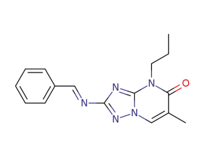 2-(benzylidene-amino)-6-methyl-4-propyl-4H-[1,2,4]triazolo[1,5-a]pyrimidin-5-one