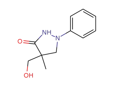 4-methyl-4-hydroxymethyl-1-phenyl-3-pyrazolidinone